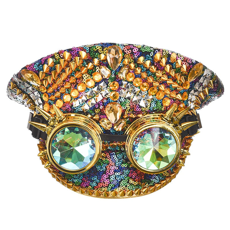 Sequin Steampunk Hat - Festigal