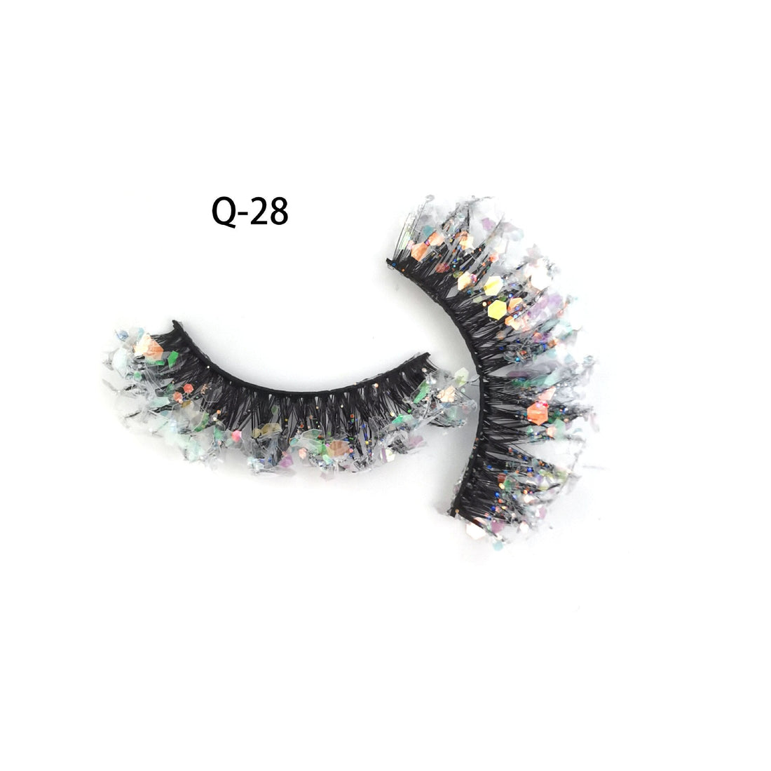Luminous Sequin False Eye Lashes - Festigal