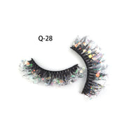 Luminous Sequin False Eye Lashes - Festigal