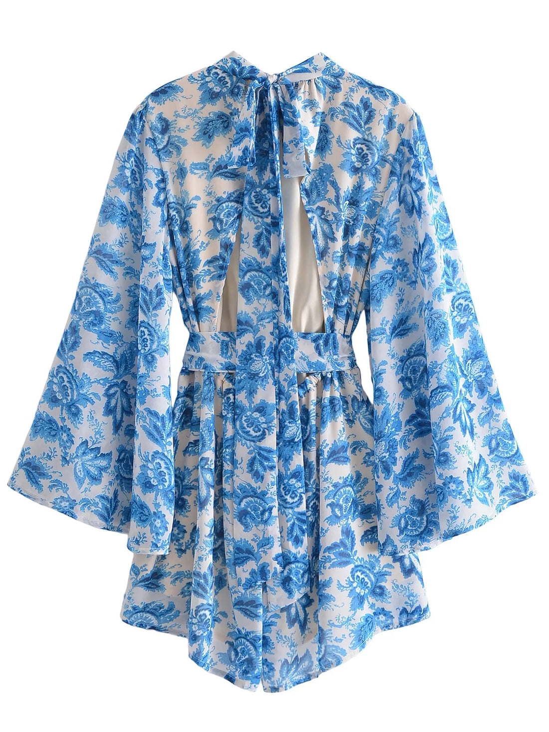 Floral Boho Shorts Playsuit - Festigal