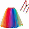 Rainbow Tulle Skater Skirt - Festigal