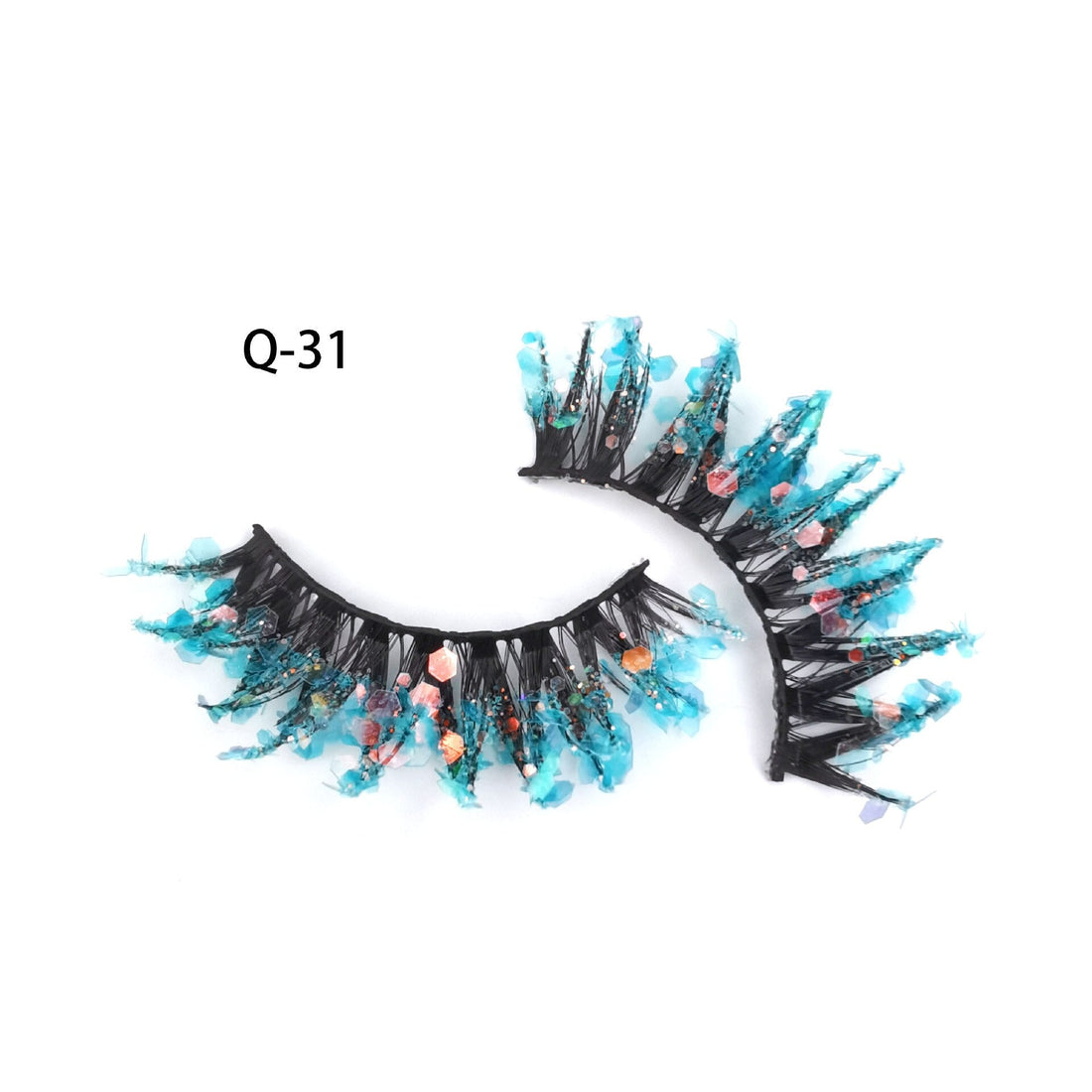 Luminous Sequin False Eye Lashes - Festigal