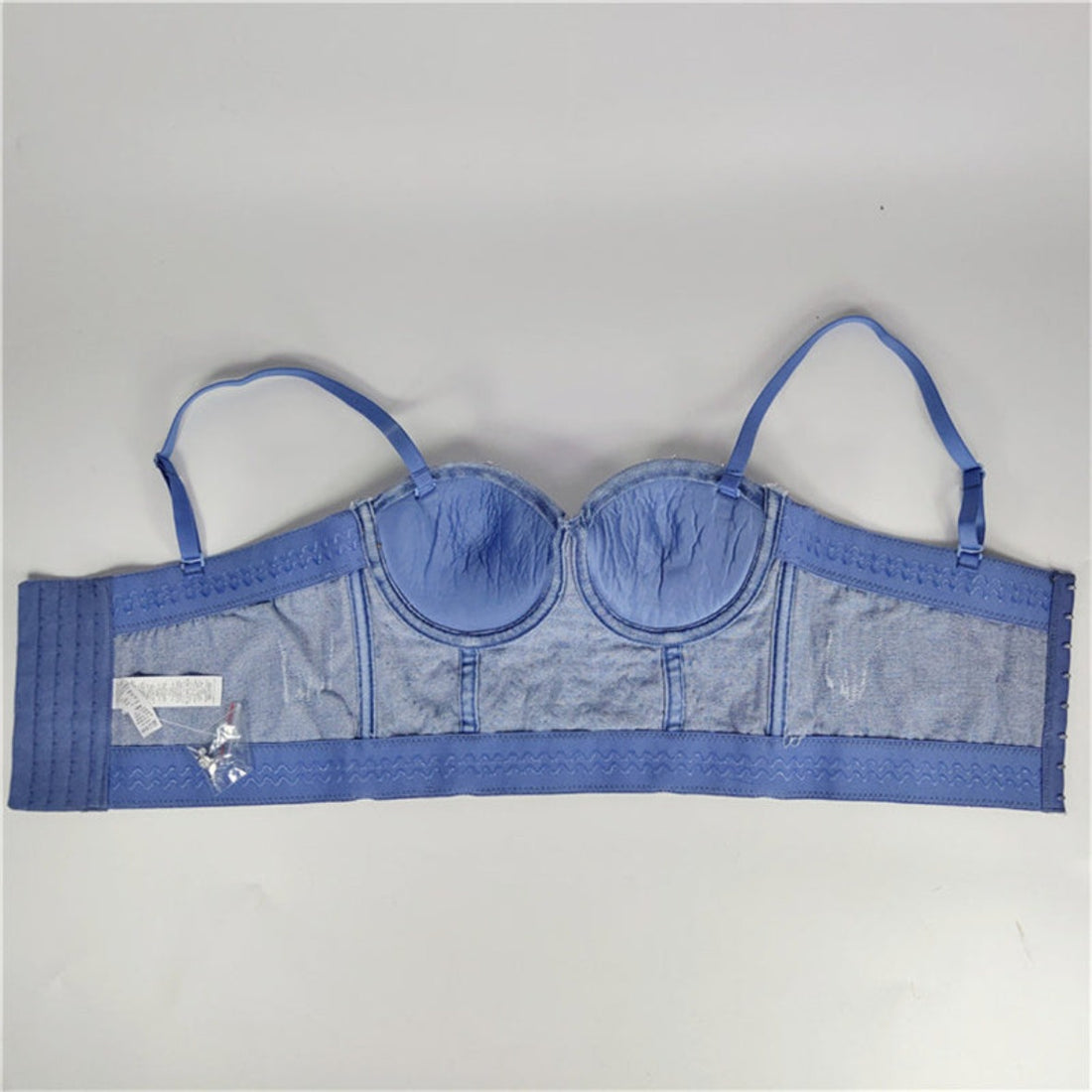 All Denim Cami Corset Top - Festigal