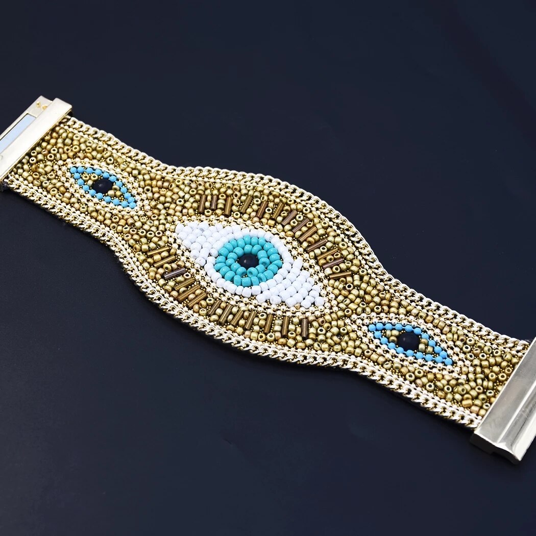 Evil Eye Beaded Bracelet - Festigal