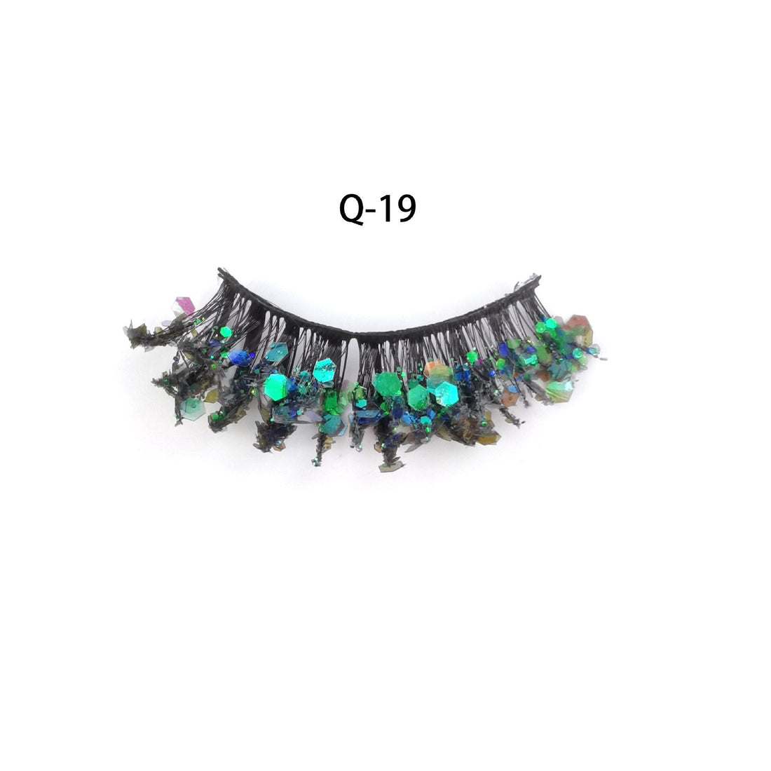 Luminous Sequin False Eye Lashes - Festigal