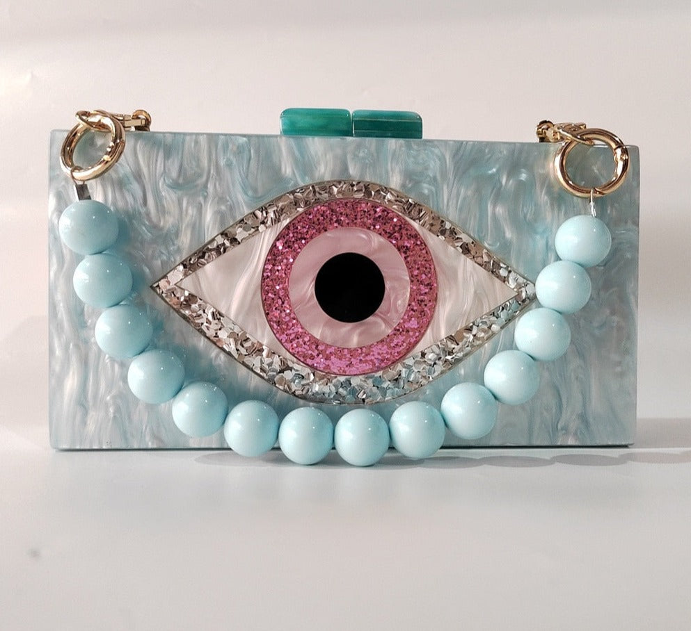 Pastel Acrylic Eye Clutch - Festigal