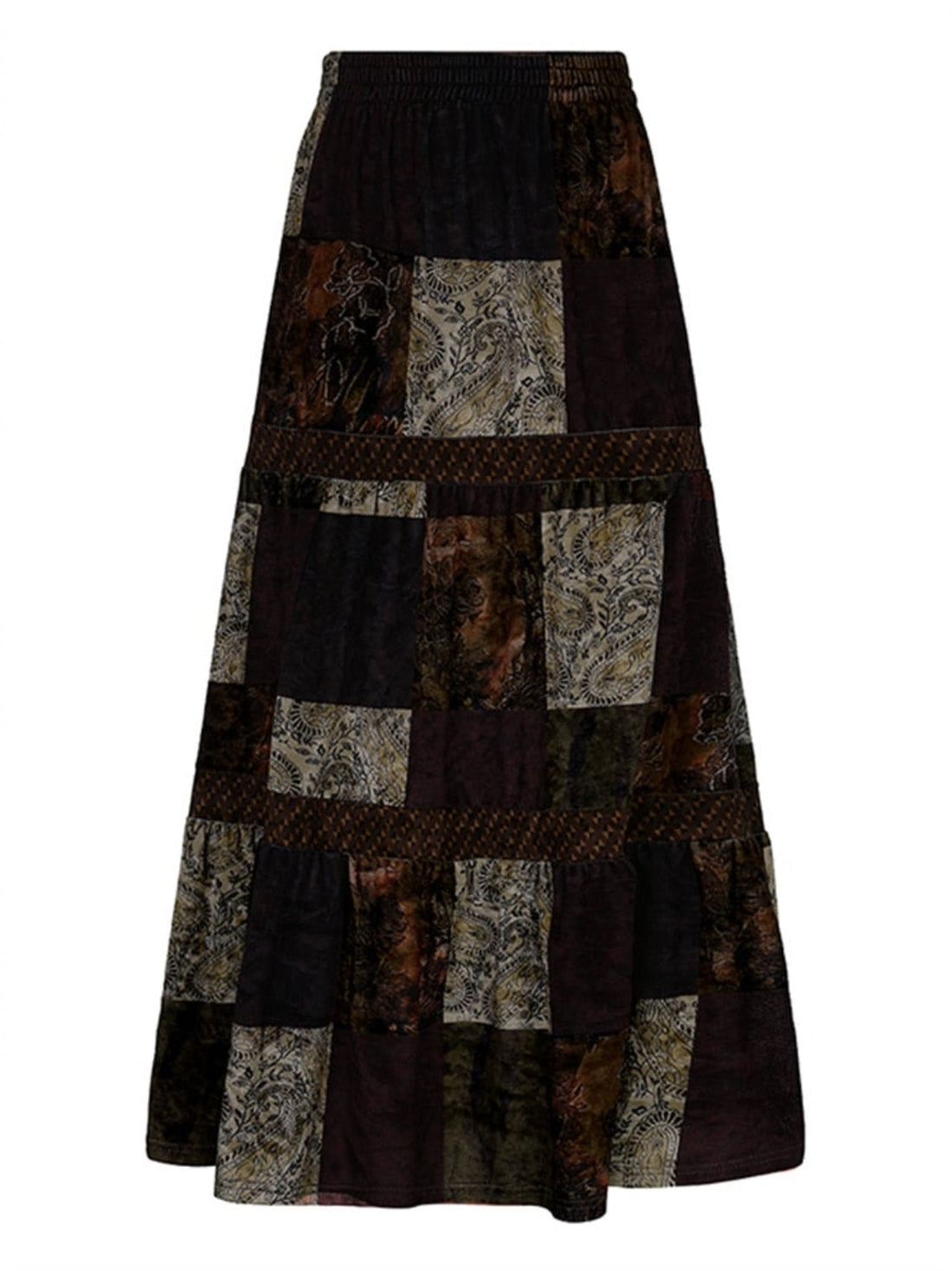 Long Velvet Autumn Skirt - Festigal