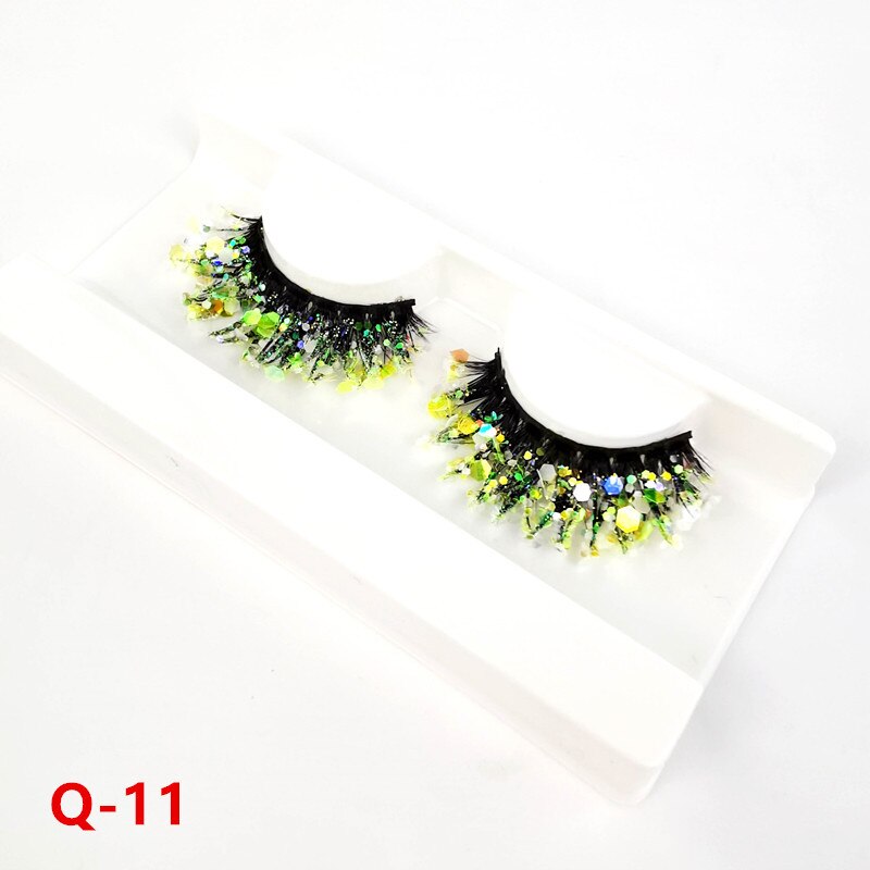 Luminous Sequin False Eye Lashes - Festigal