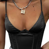 Clubwear Plunge Corset Style Top - Festigal