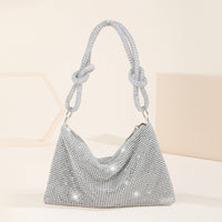Shiny Rhinestones Evening Clutch Bag - Festigal