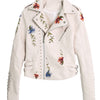 Bikers Jacket with a Floral Twist - Festigal