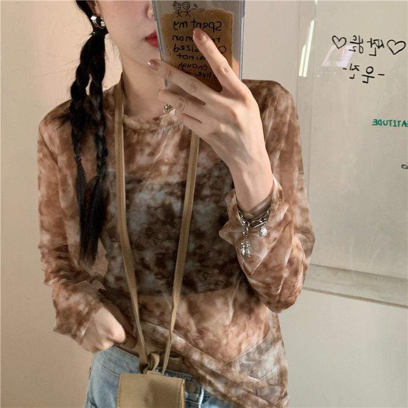 Long Sleeved Light Layer Mesh Top - Festigal