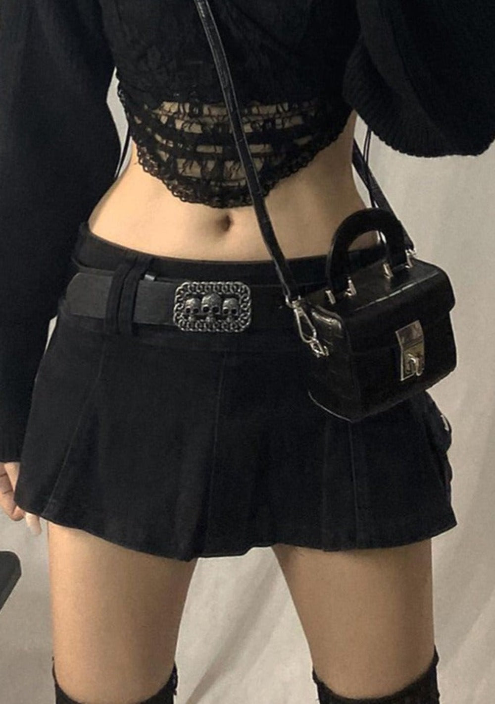 Denim Micro Mini Shorts - Festigal