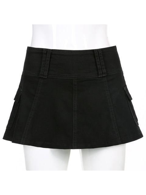 Denim Micro Mini Shorts - Festigal