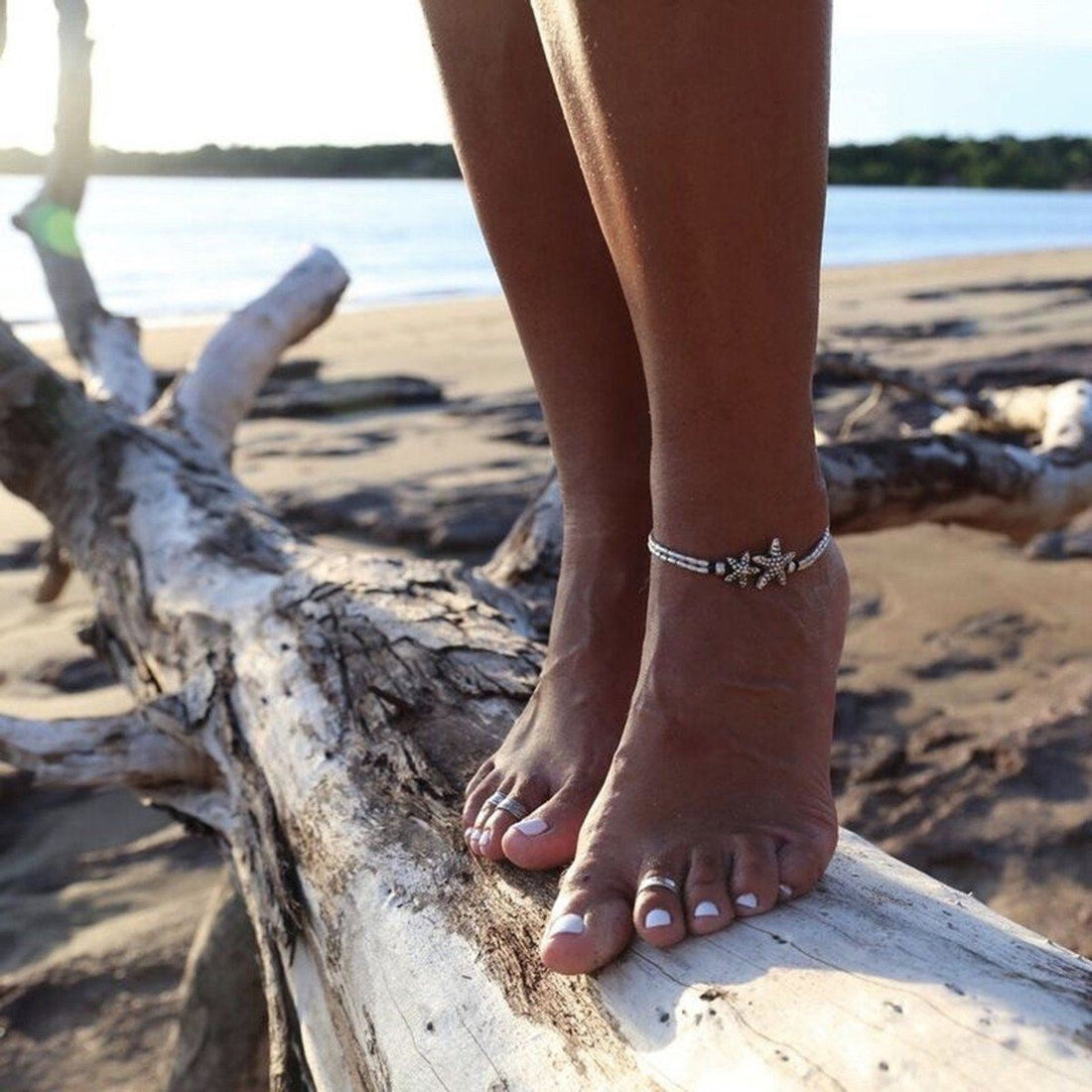 Starfish & Ohm Summer Anklet - Floral Fawna