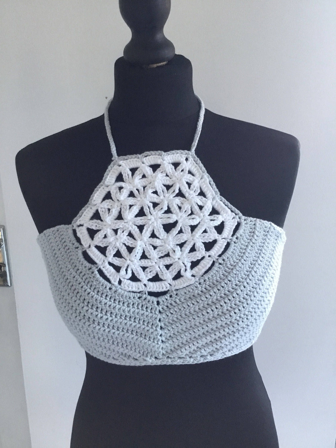 Handmade Crochet Festival Halter Top - Festigal