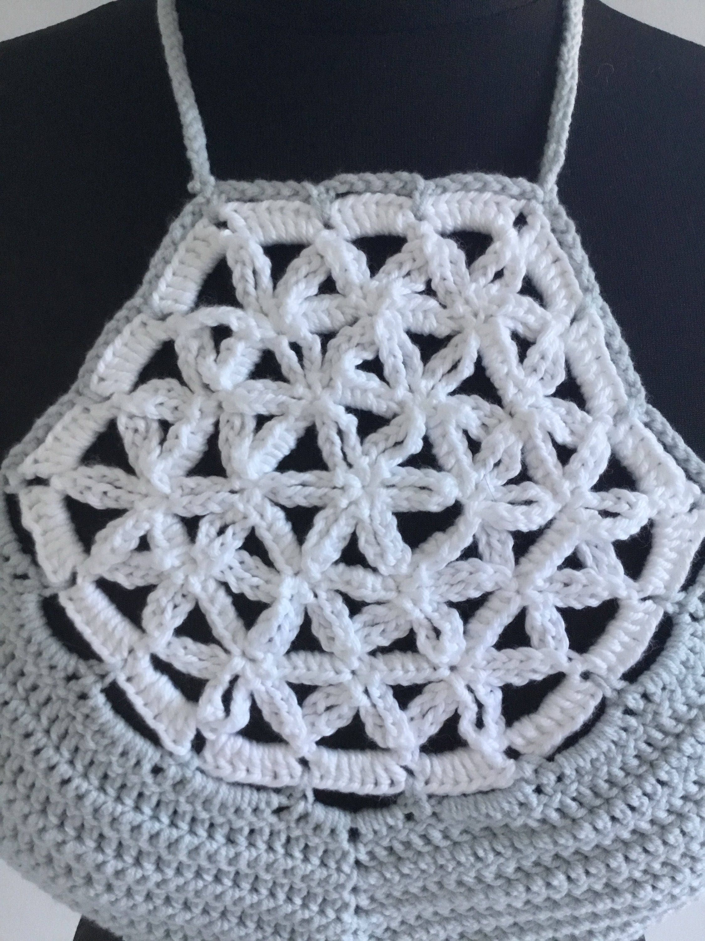 Handmade Crochet Festival Halter Top - Festigal