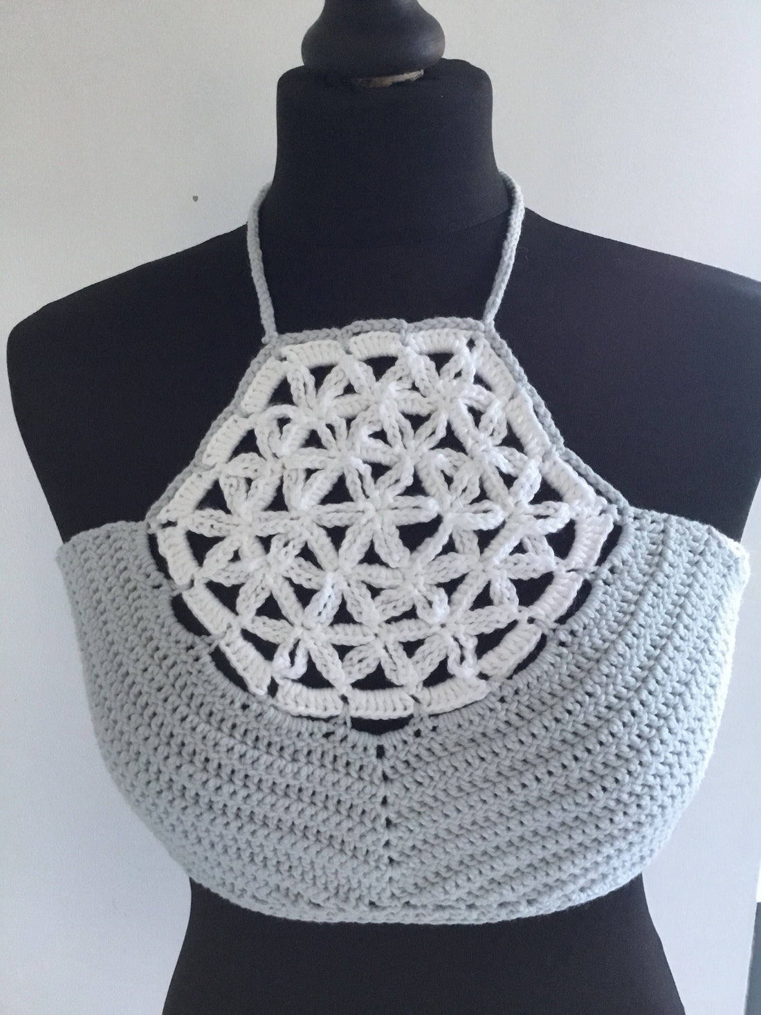 Handmade Crochet Festival Halter Top - Festigal