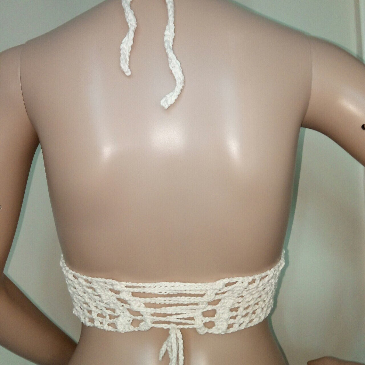 Handmade Crochet Bralette Lingerie Top. - Festigal