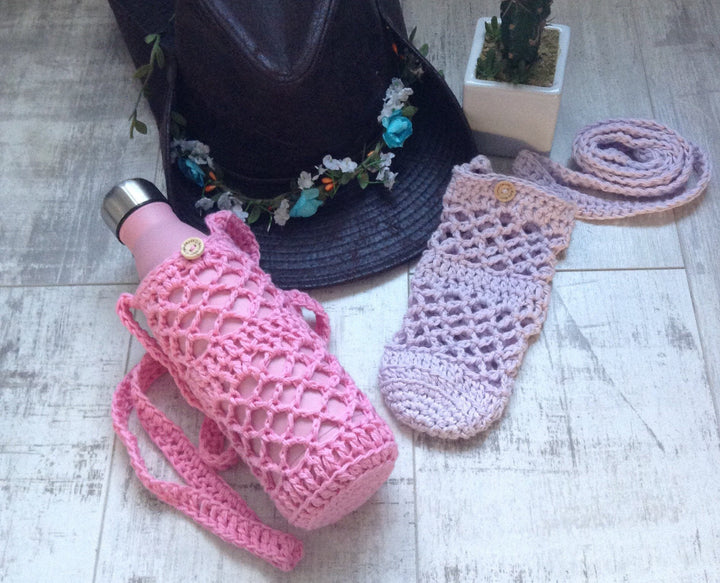 Handmade Water Bottle Carrier. - Festigal