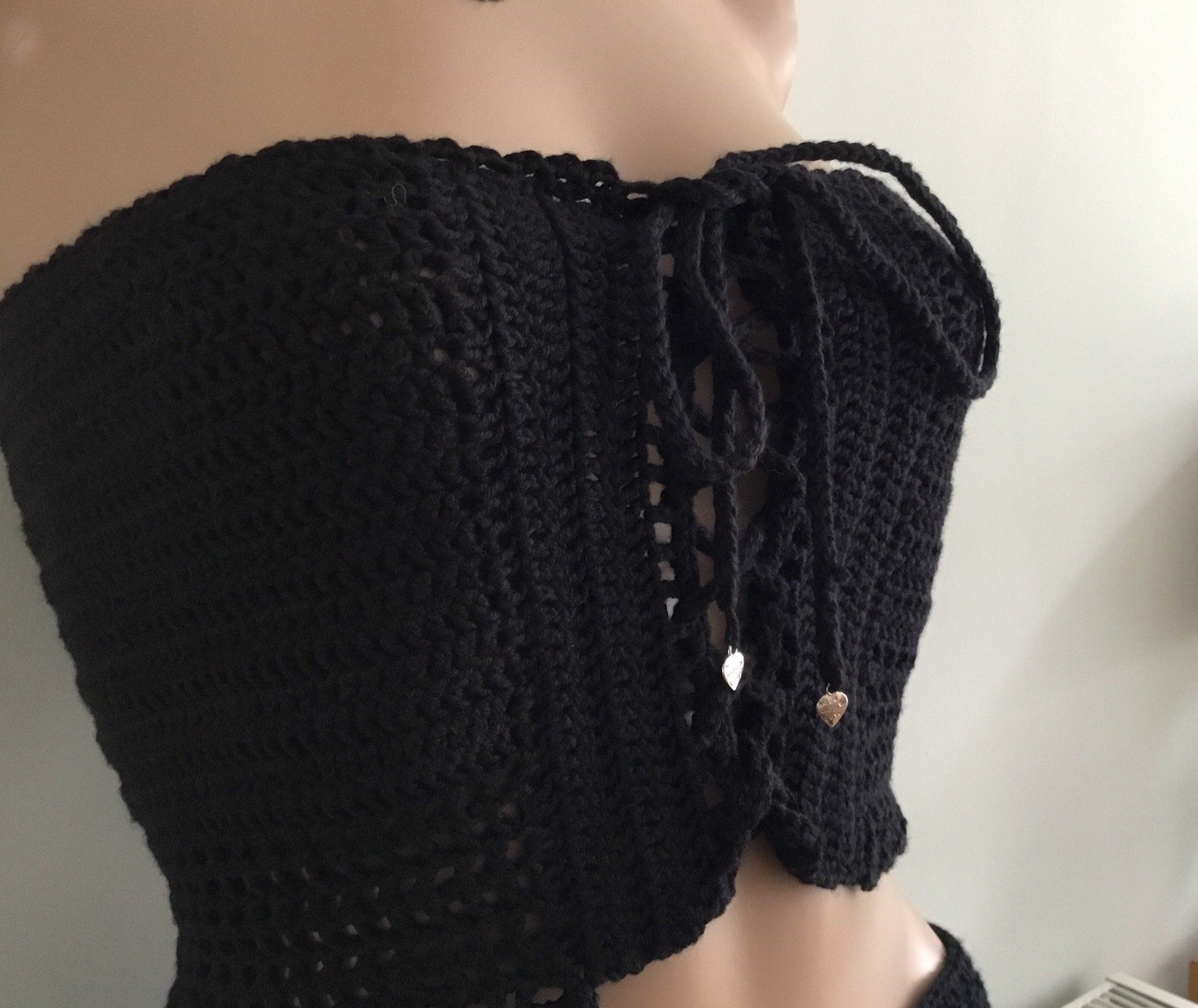 Basque Style Handmade Crochet Tube Top - Festigal
