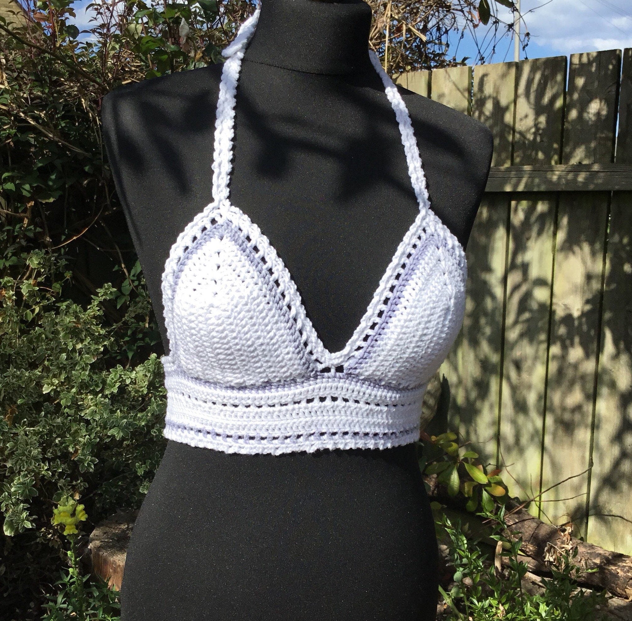 Crochet Bralette Top (padding optional) - Festigal
