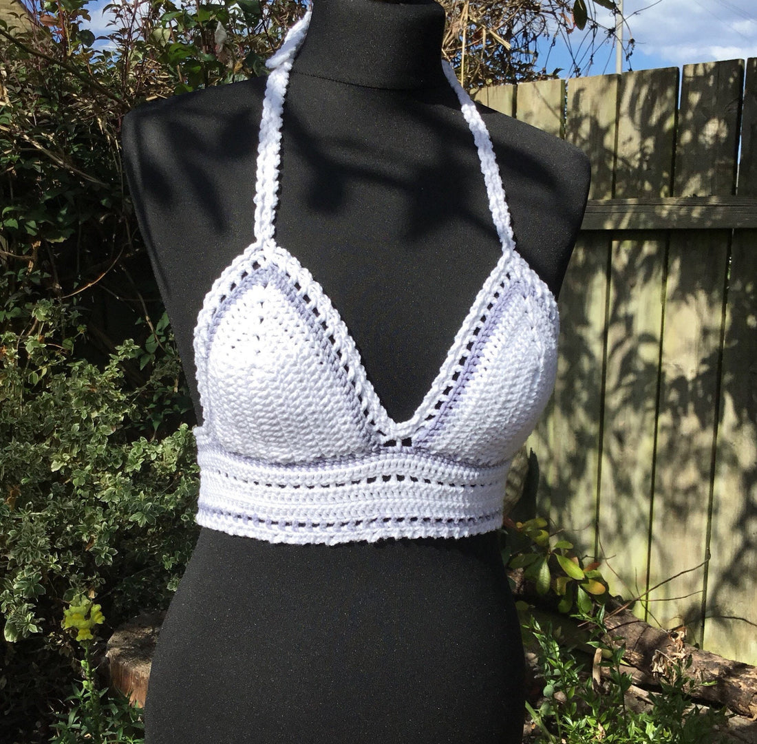 Crochet Bralette Top (padding optional) - Festigal