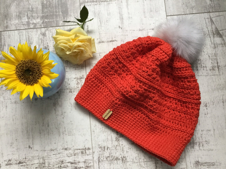 Handmade Slouchy Beanie with Handmade Label - Festigal