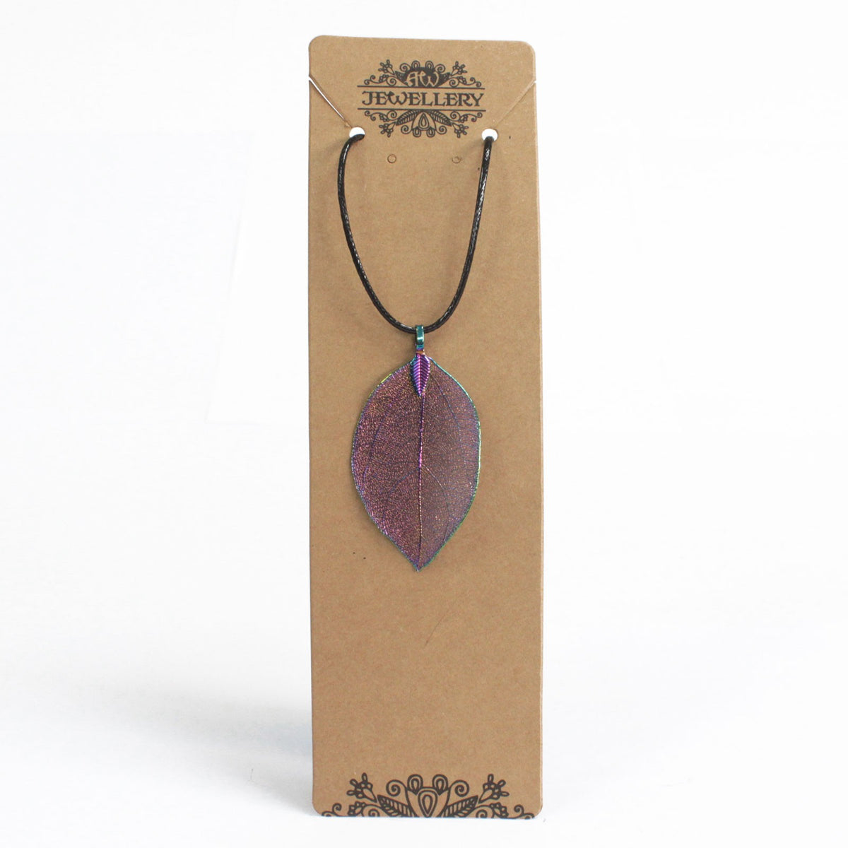 Bravery Leaf Necklace - Gold or Silver - Festigal