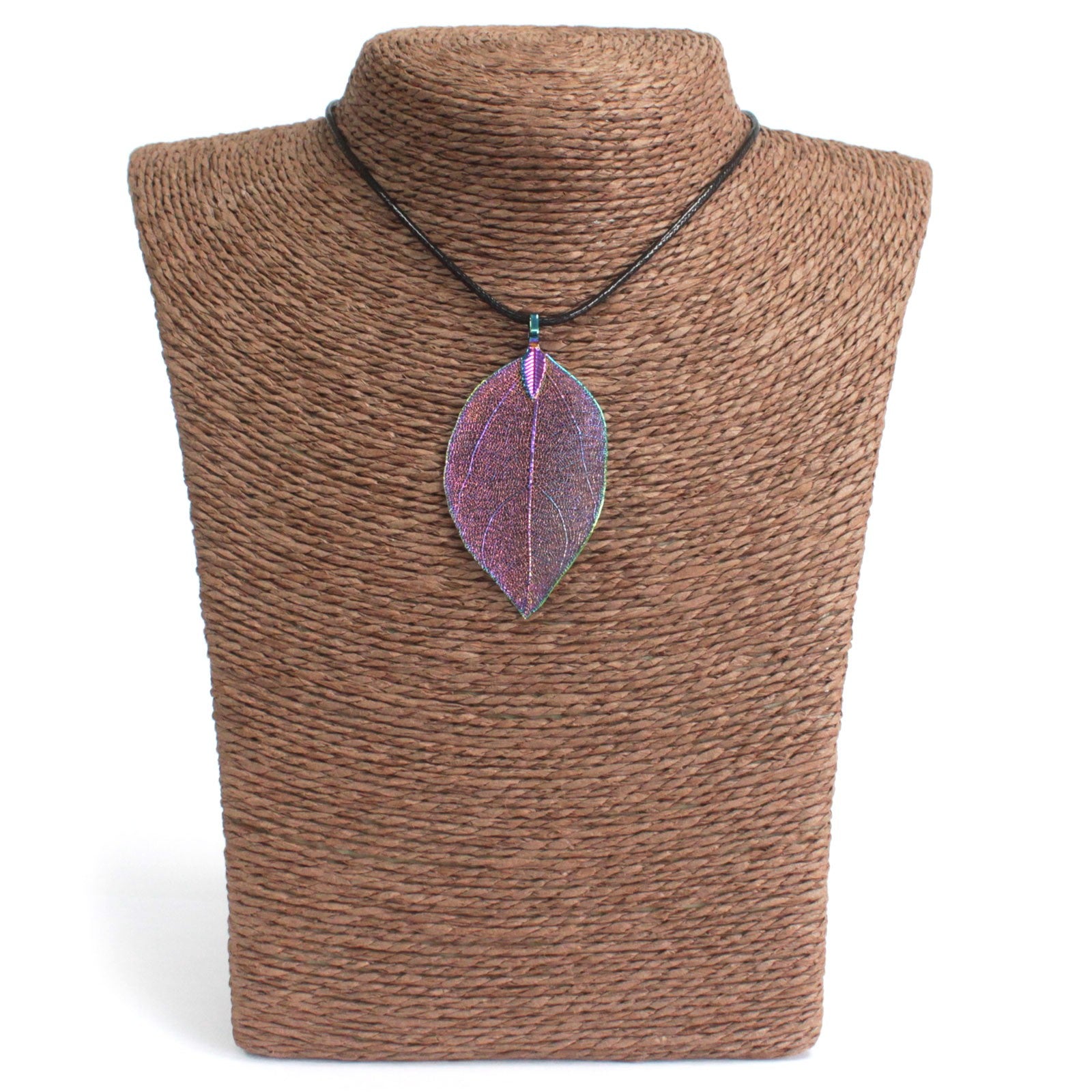 Bravery Leaf Necklace - Gold or Silver - Festigal