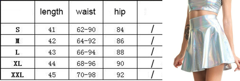 Holographic Silver Two Piece Set - Festigal