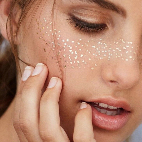 Gold and Silver Tattoo Makeup Stickers - Festigal