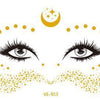 Gold and Silver Tattoo Makeup Stickers - Festigal