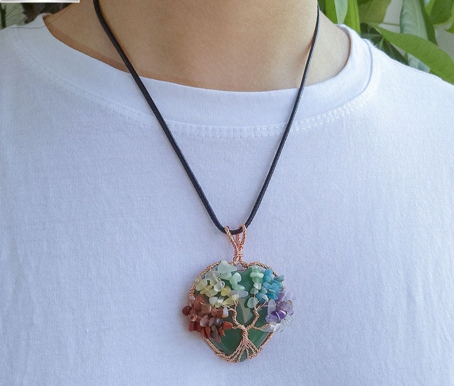 Tree Of Life Stone Necklace - Festigal