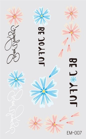 Waterproof Flower Tattoo Stickers - Festigal