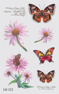 Waterproof Flower Tattoo Stickers - Festigal