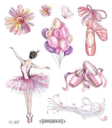 Waterproof Flower Tattoo Stickers - Festigal