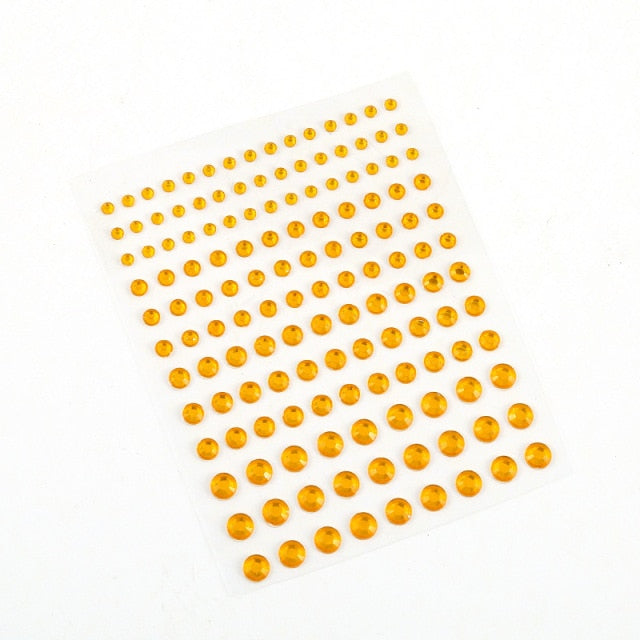 Sparkling Rhinestone Facial Art Stickers - Festigal
