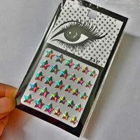 Sparkling Rhinestone Facial Art Stickers - Festigal