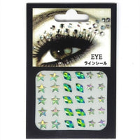 Sparkling Rhinestone Facial Art Stickers - Festigal