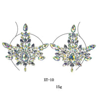 Sparkling Rhinestone Facial Art Stickers - Festigal