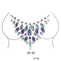 Sparkling Rhinestone Facial Art Stickers - Festigal